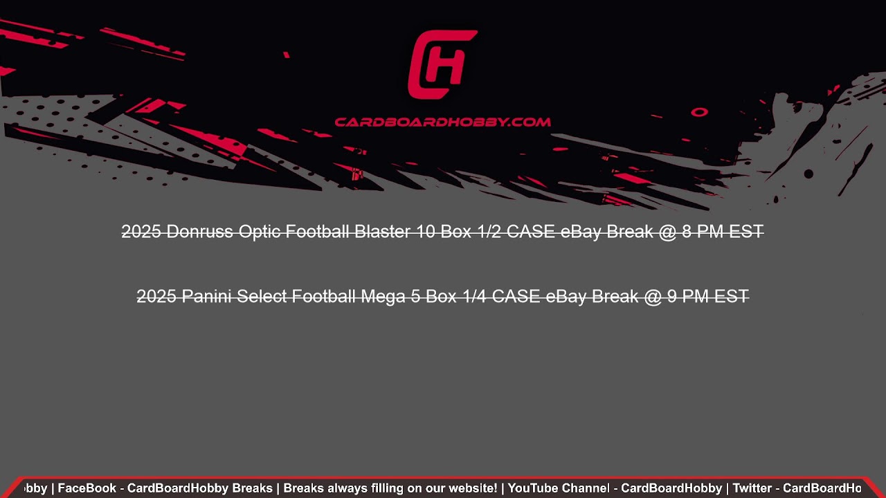 Live Breaks Tonight!