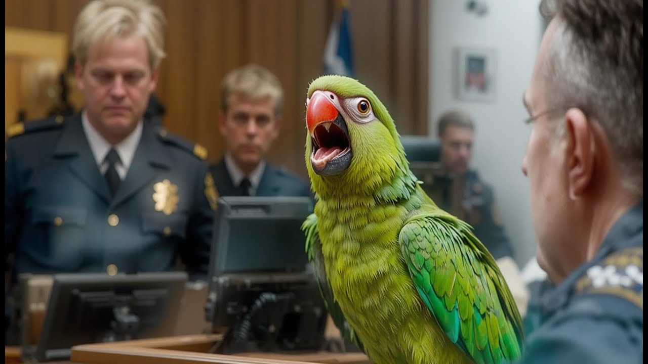 Courtroom Chaos: Parrot Interrupts Judge and Yells &lsquo;Objection!&rsquo; 🤯🤣 | Parrot And Cops