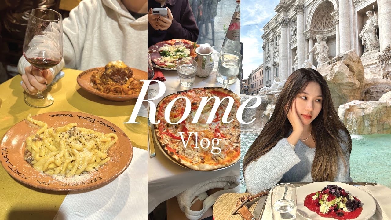 The city that made me cry || Rome VLOG (aka italian mukbang in disguise)
