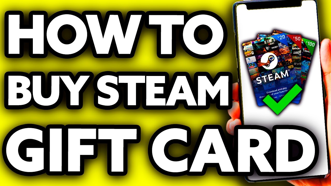 How To Buy a Steam Gift Card for Yourself??