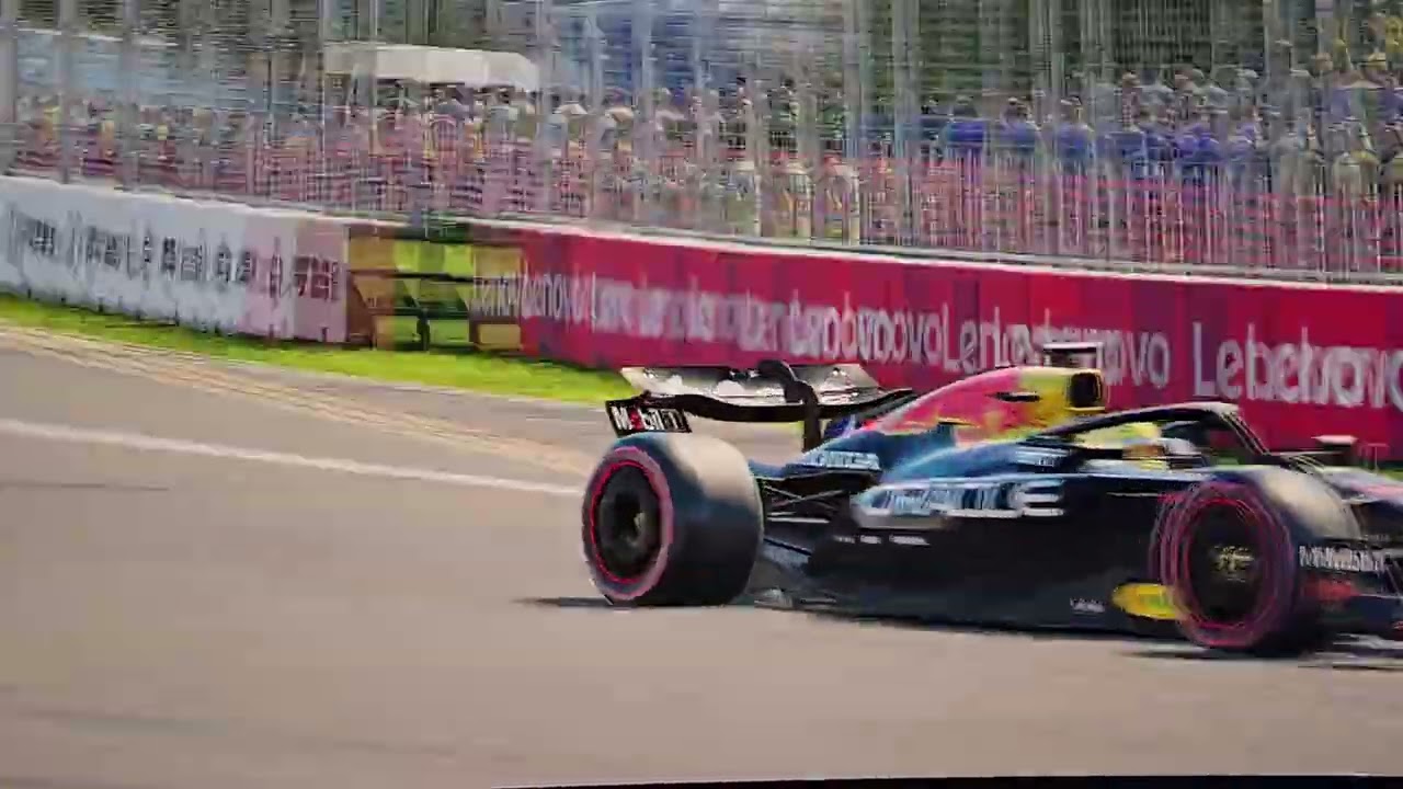 F1 Cars Around Melbourne (F1 25)