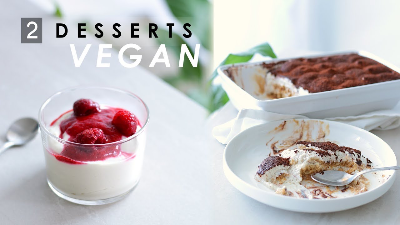 DESSERTS VEGAN | Yaourt Coco Soja & Tiramisu