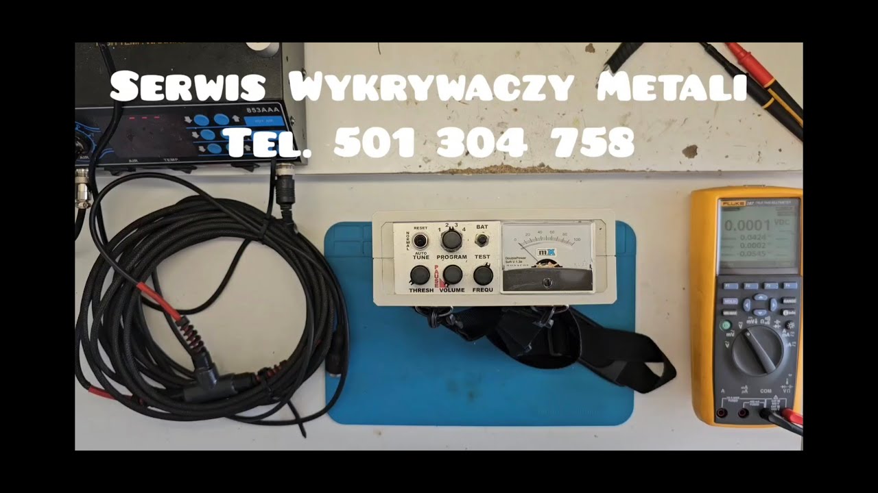 Naprawa wykrywacza META X DOUBLE Power,Repairing the META X DOUBLE Power Detector,Reparatur des META