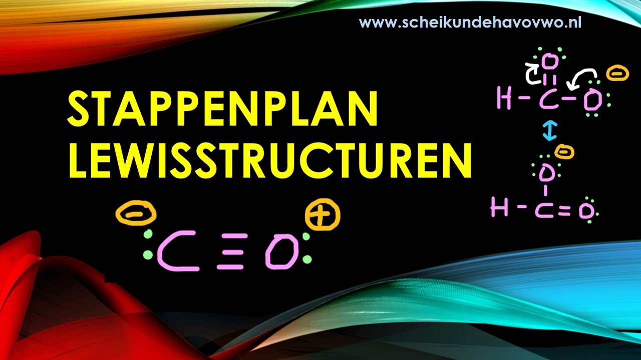stappenplan lewisstructuur tekenen