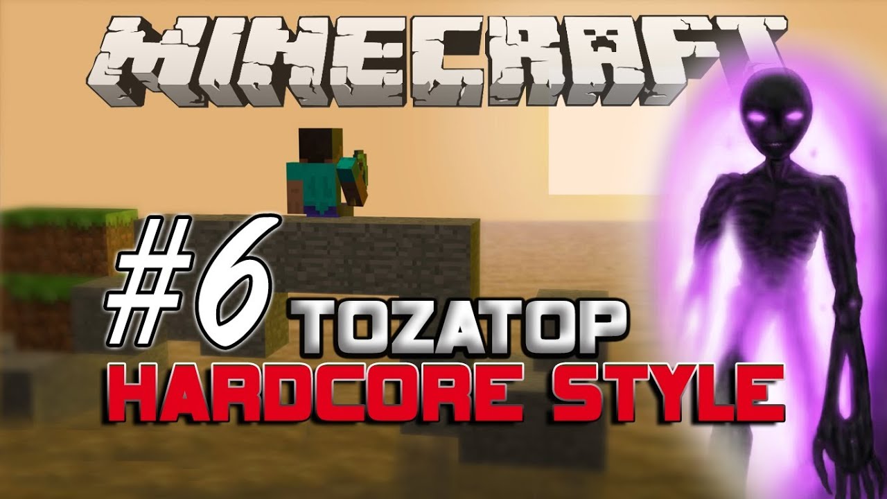 Minecraft ToZaTop Hardcore Style LP E.6 | Scary Enderman Scream