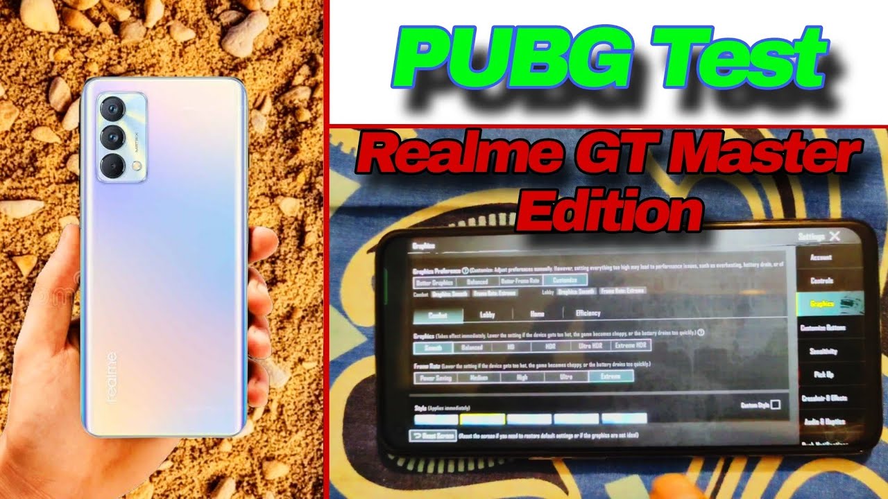 Realme GT Master Edition PUBG Test 2025 | Smooth 60FPS Gameplay