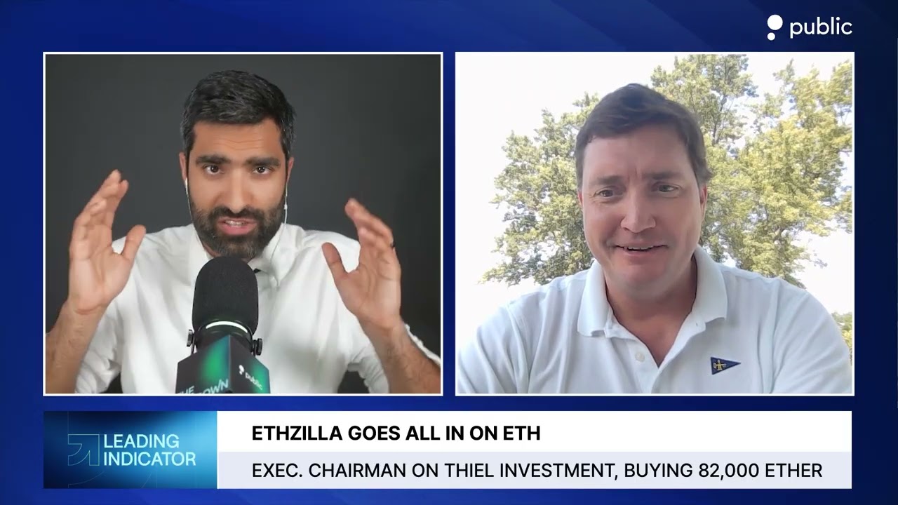 ETHZilla Chairman on Peter Thiel's 7.5% Stake, Vision for Ethereum Treasury