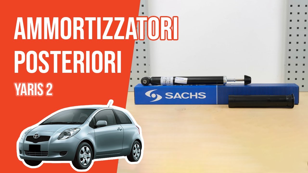 Sostituzione ammortizzatori posteriori Yaris 2 ➿