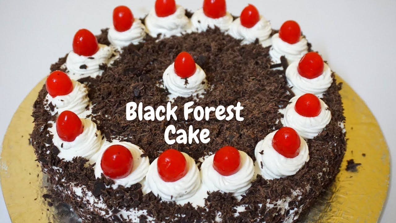 Easiest Way to Make Eggless Black Forest Cake At Home # Birthday cake