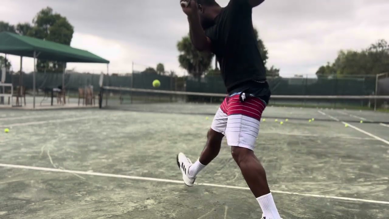 @ Tennis TV practice shots