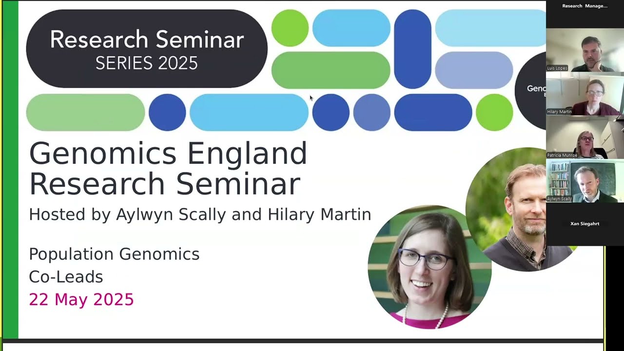 Population Genomics Research Seminar: Omar Isaac Garcia Salinas and Luis Lopes