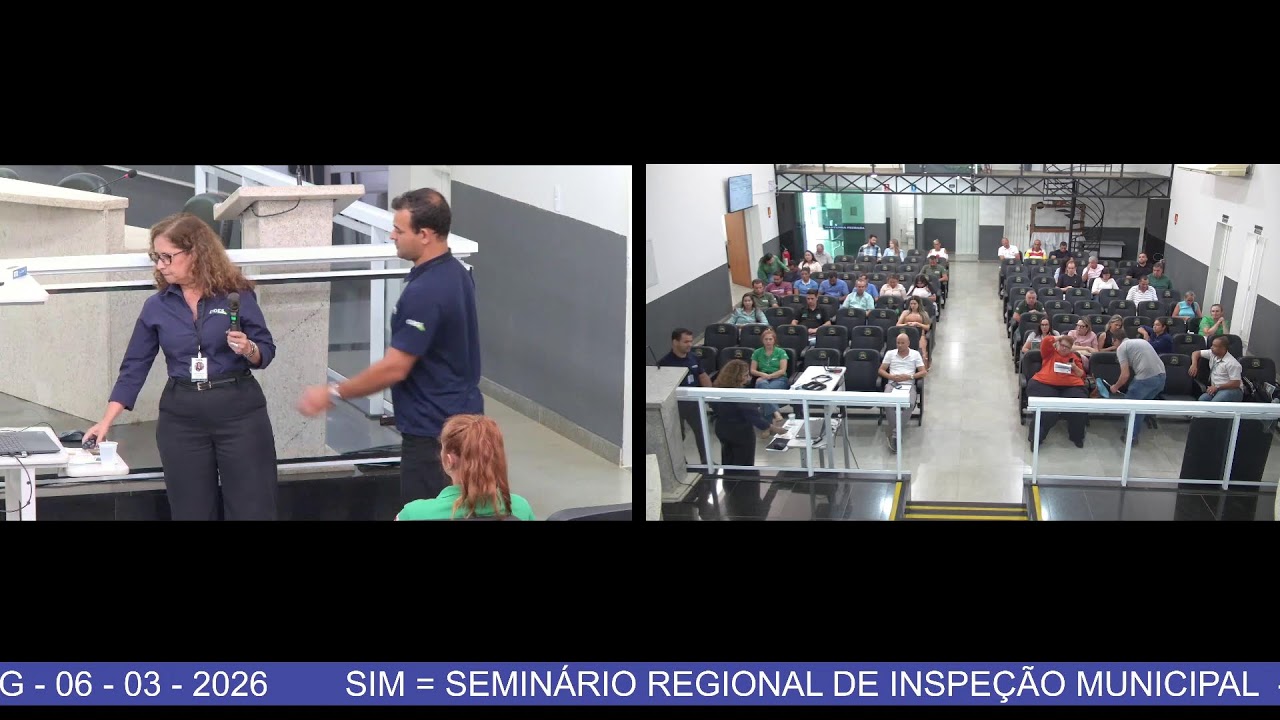 SIM =SEMINÁRIO REGIONAL DE INSPEÇÃO MUNICIPAL - PARTE 04 -  LIMEIRA DO OESTE MG - 06 - 03 - 2026