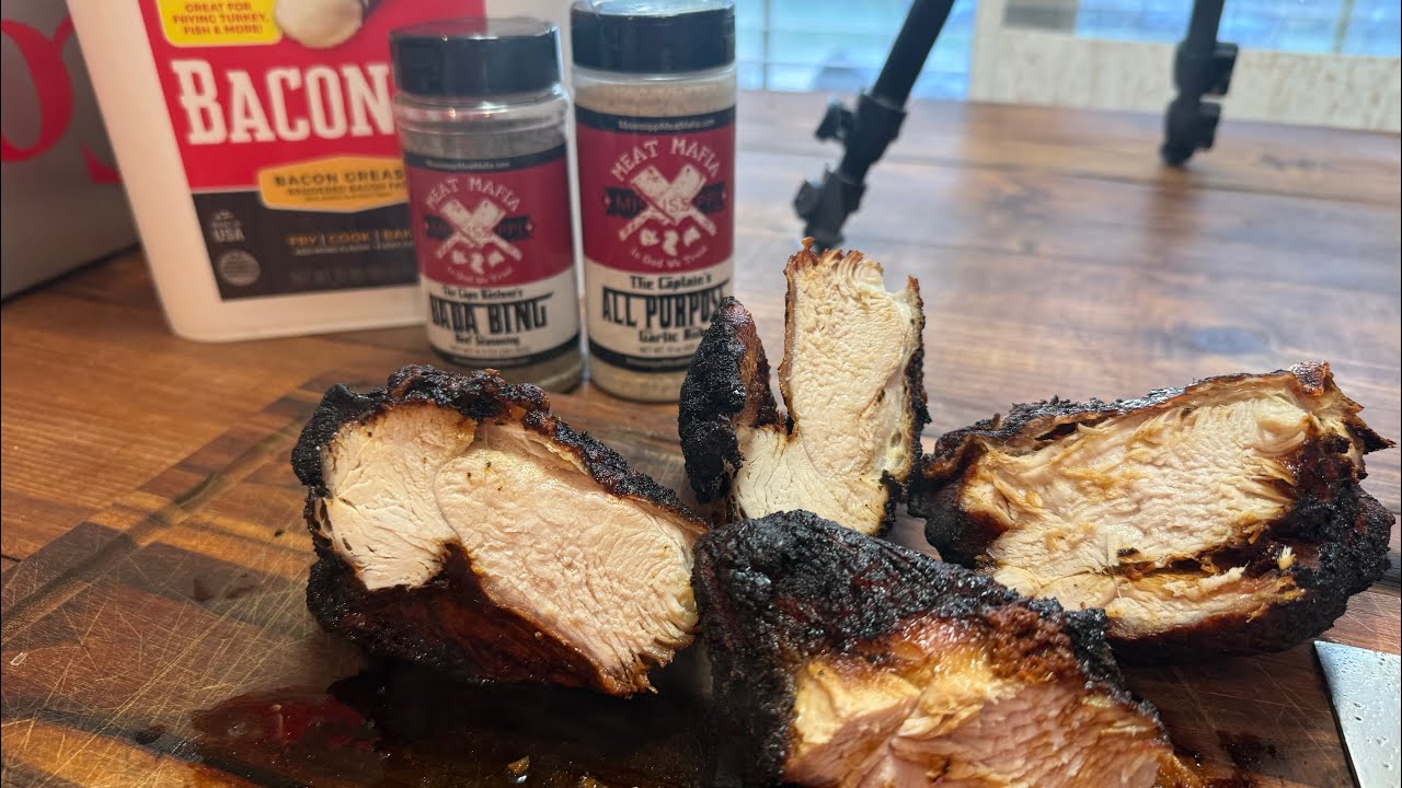 Bacon Fried Turkey Breast
