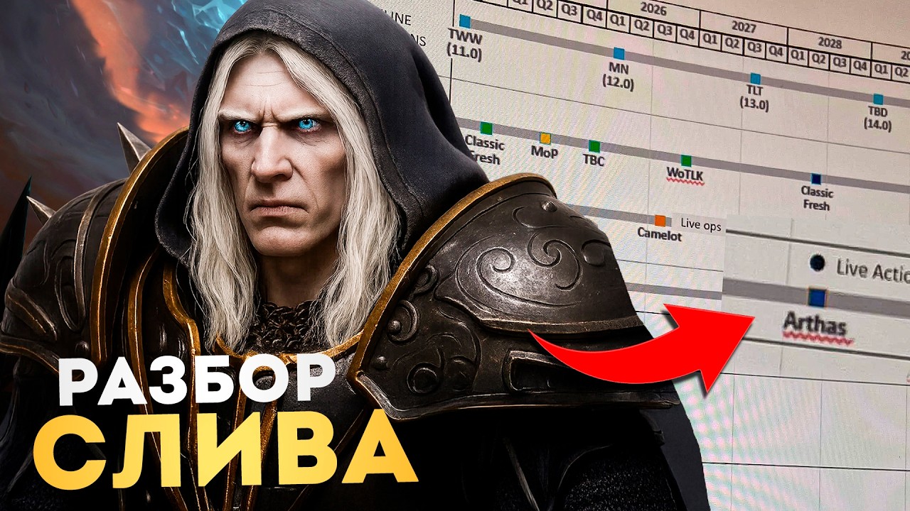 КРУПНЕЙШИЙ СЛИВ BLIZZARD: Новая игра про Артаса, Classic Ремейк, новая RTS и сериал от Netflix!