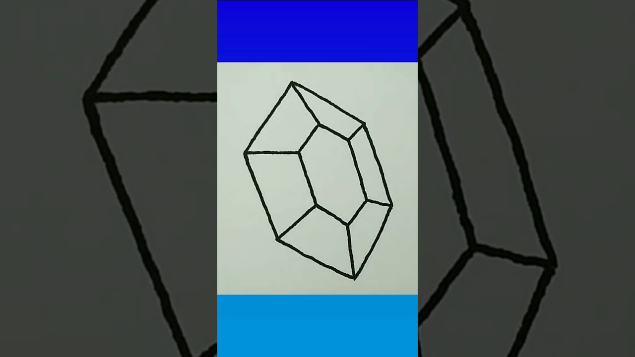 Drawing Ruby Gemstone  