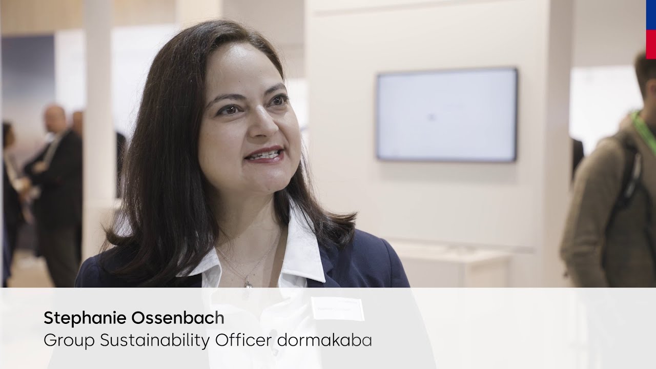 dormakaba Expertentalk | Stephanie Ossenbach &uuml;ber eine nachhaltige Zukunft  mit dormakaba