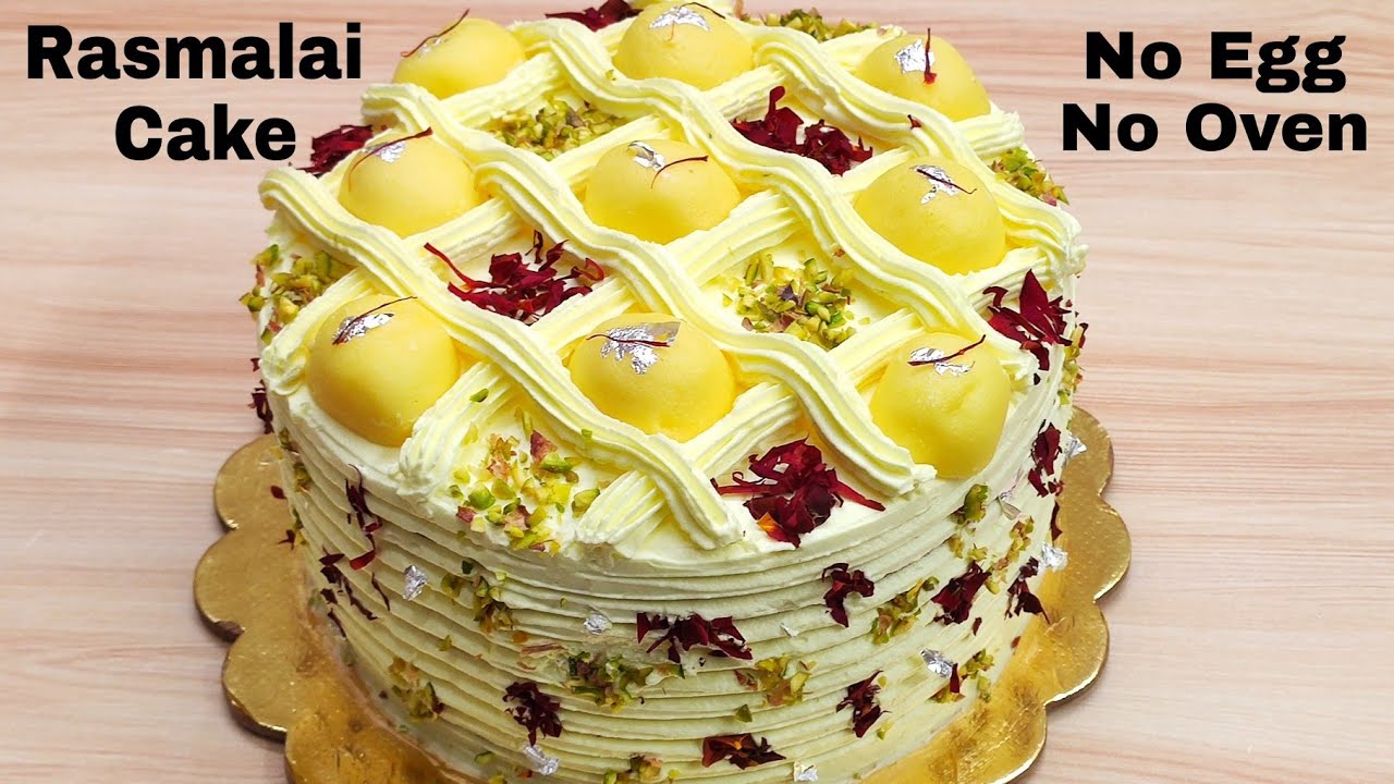 Rasmalai Cake Without Egg, Oven, Oil|1Kg Rasmalai Cake In Cooker | रसमलाई केक बनाए बिना अंडे ऑवन के|