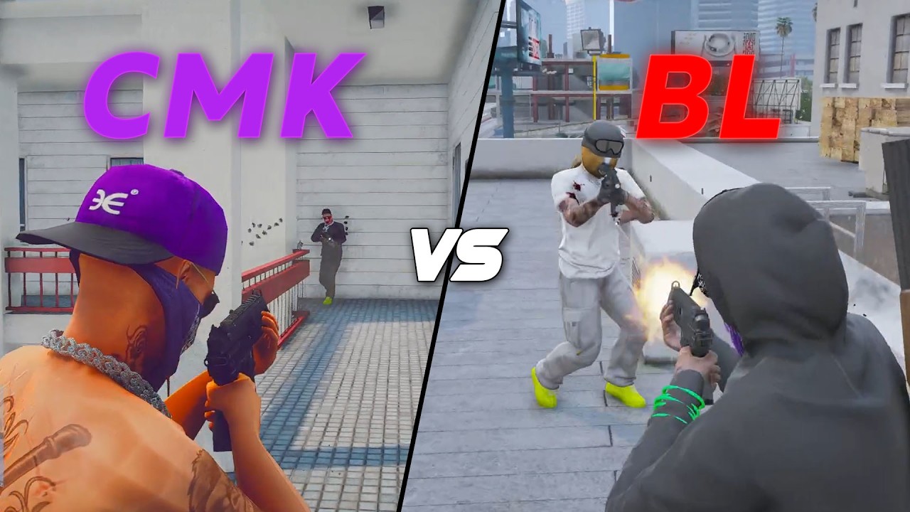 CMK vs BLACKLIST | GRAFITI de GUERRA en LITTLE SEOUL SUR | Dovux Life RP