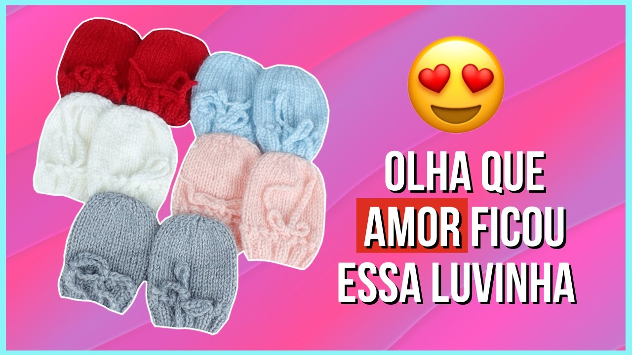 LUVINHA DE TRICÔ PARA BEBÊ | Fácil e Rápida (PASSO A PASSO)