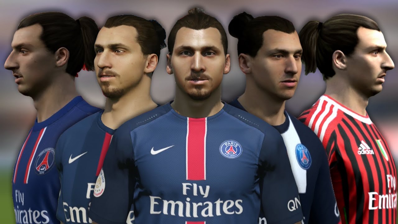 Ibrahimovic from FIFA 04 to 16 (Face Rotation and Stats)