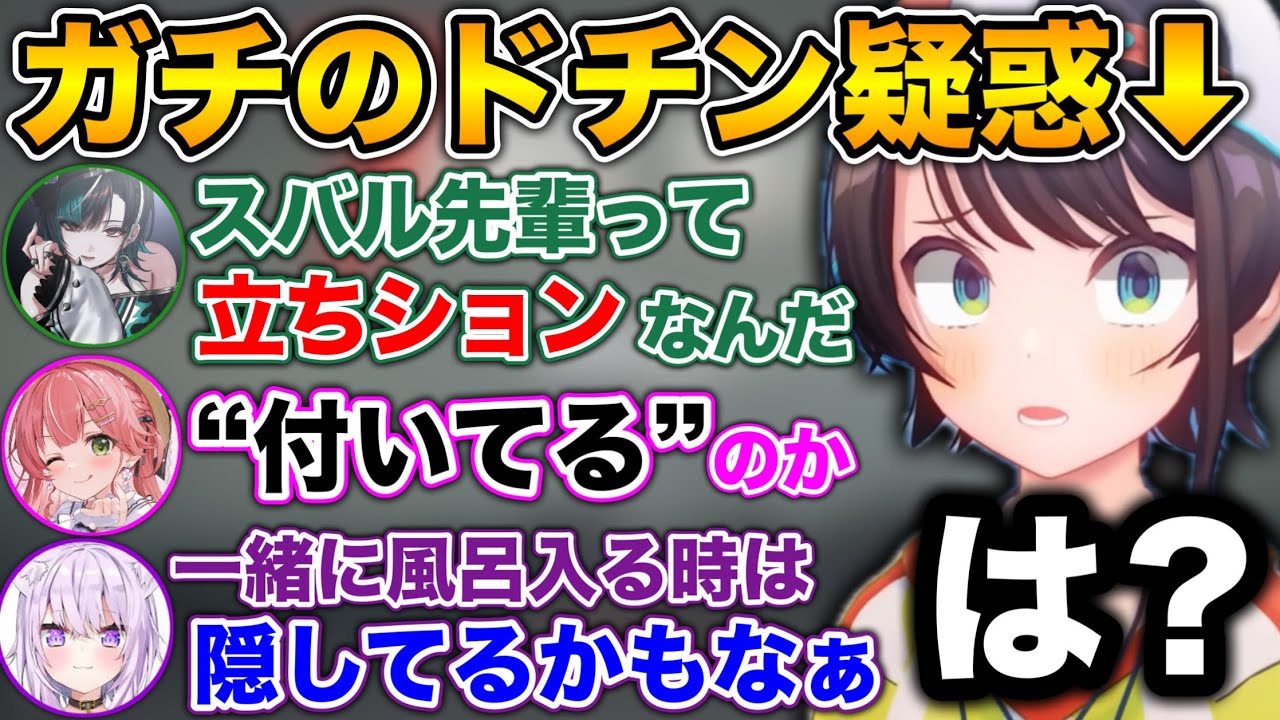 トイレ行ってる間に、とんでもない濡れ衣を着せられるスバルw【ホロライブ切り抜き/大空スバル/大神ミオ/ロボ子/さくらみこ/白上フブキ/猫又おかゆ/常闇トワ/角巻わため/獅白ぼたん/鷹嶺ルイ/輪堂千速】