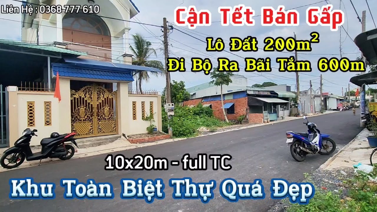 Lô Đất Đi Bộ Ra Bãi Tắm Lộc An Chỉ 600m Nghĩ Dưỡng Quá Víp Khu Dân Cư Ở Kín #locan #bán #nghỉdưỡng