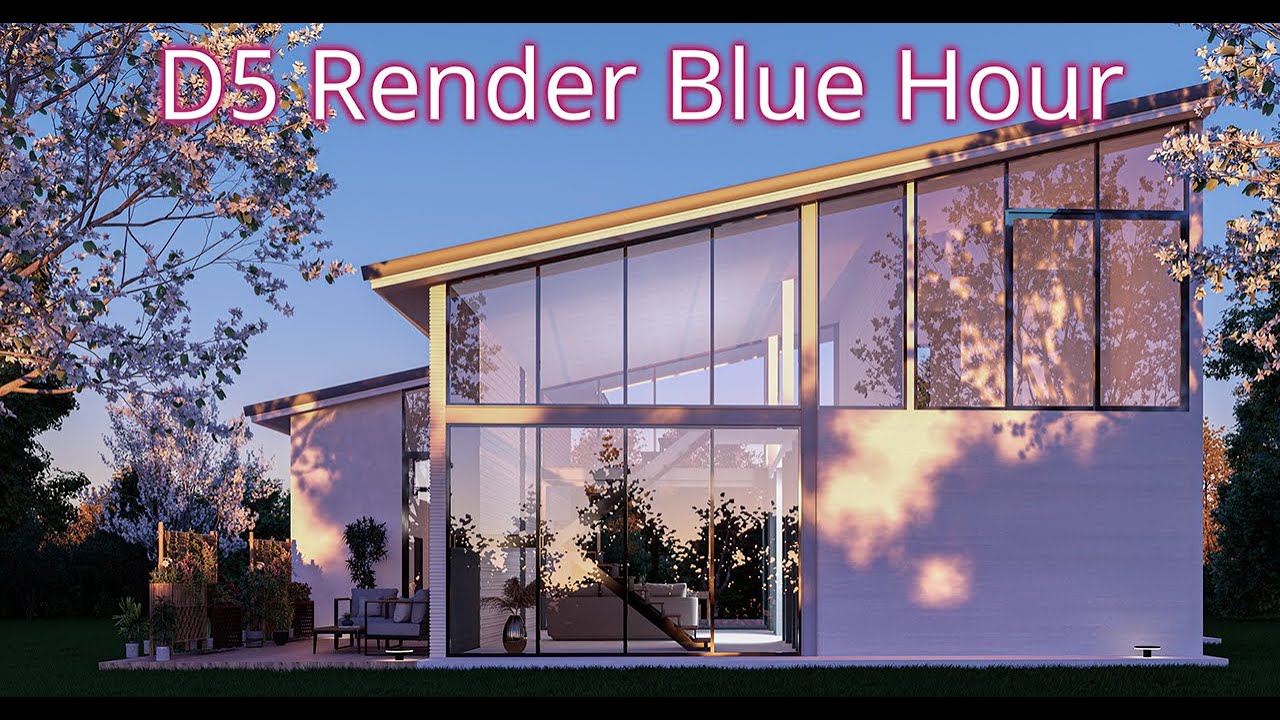 D5 Render: Blue Hour Setting