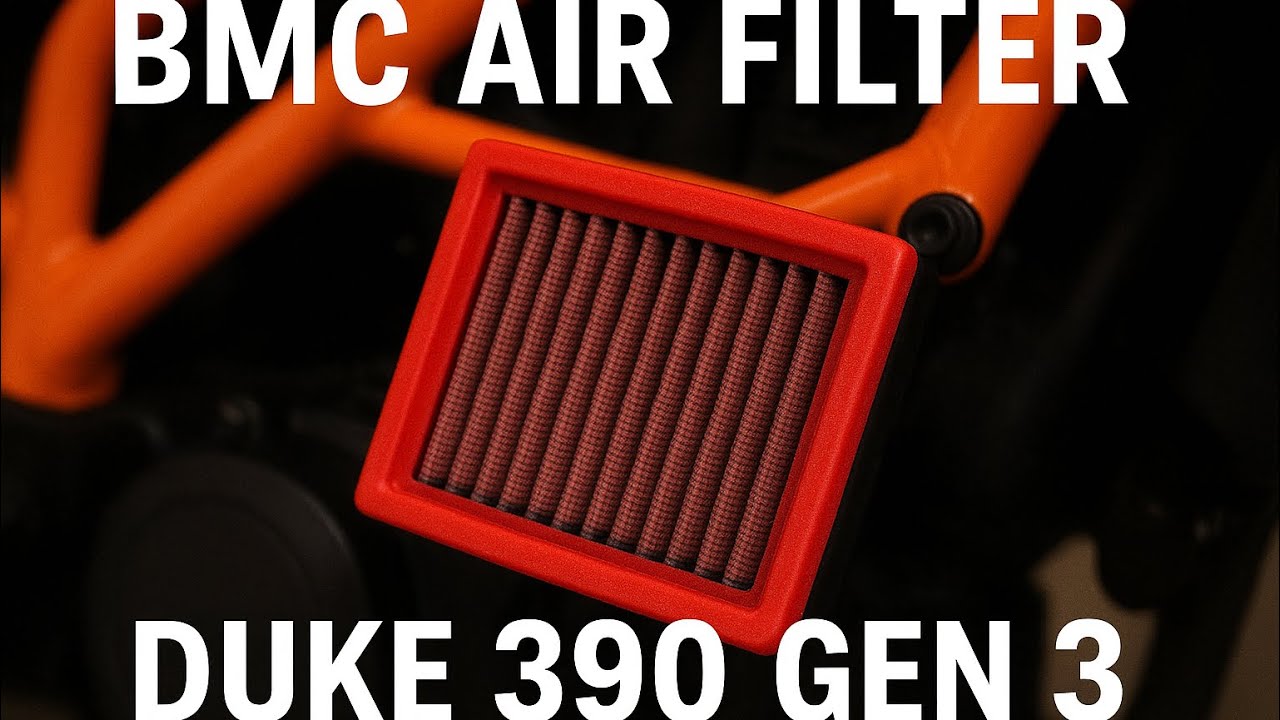 BMC Air Filter on KTM Duke 390 Gen 3 | Install, Sound Test & First Ride!