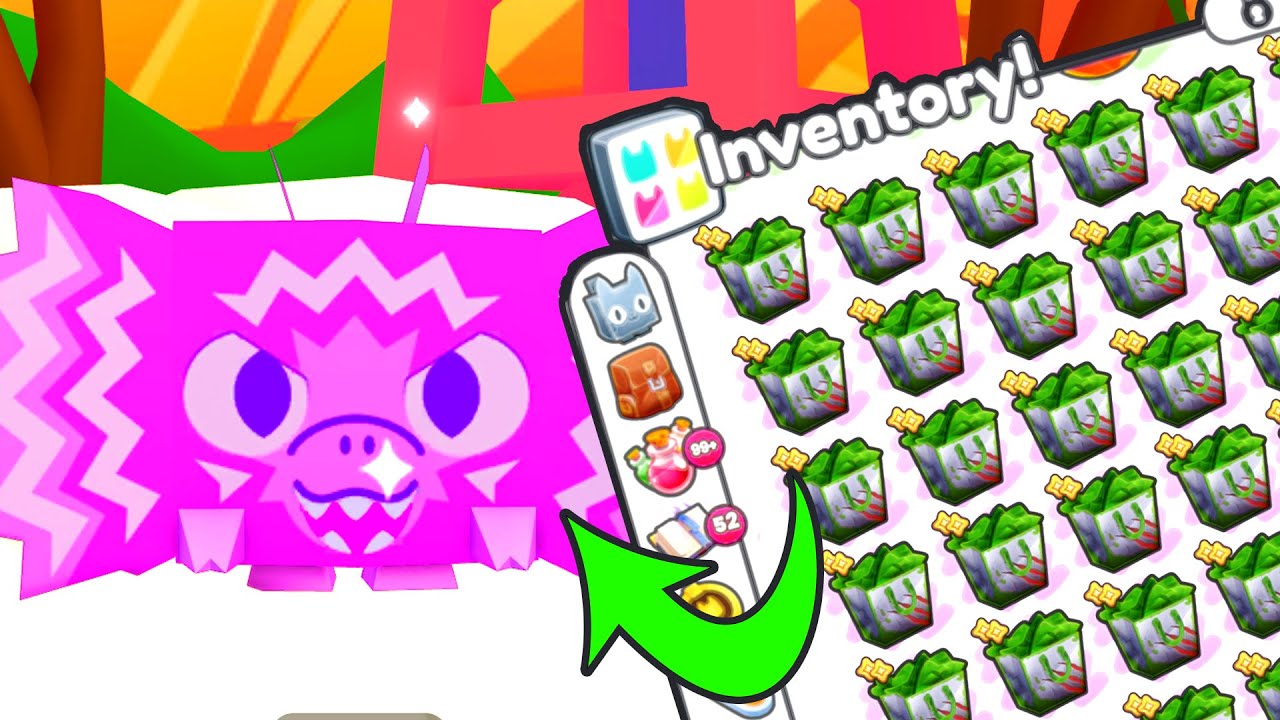 WE HATCHED A RARE RAINBOW! 10,000 Dino Gifts in Pet Sim 99!