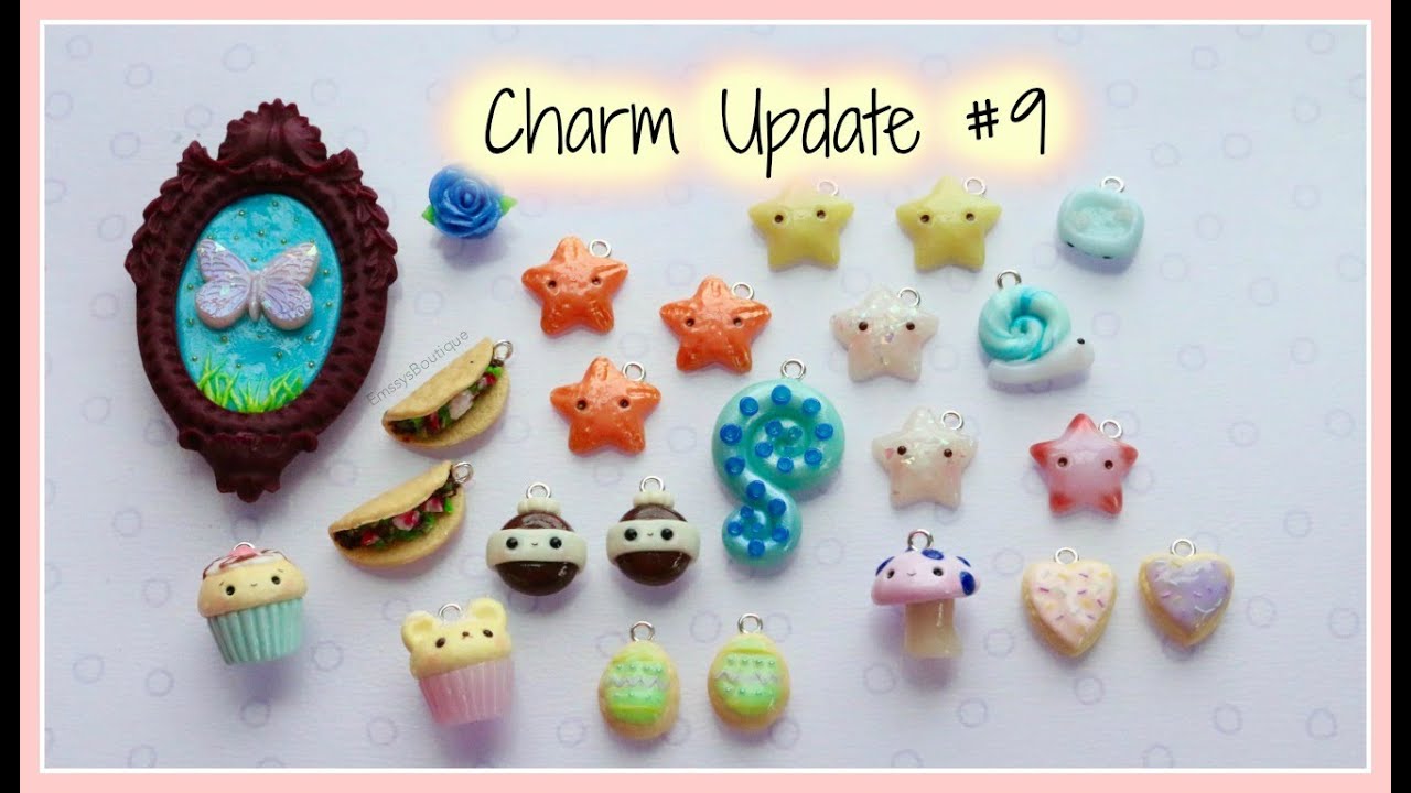 Charm Update #9 ~ Bunny, Cupcakes, Stars and more! | Kawaii Polymer Clay