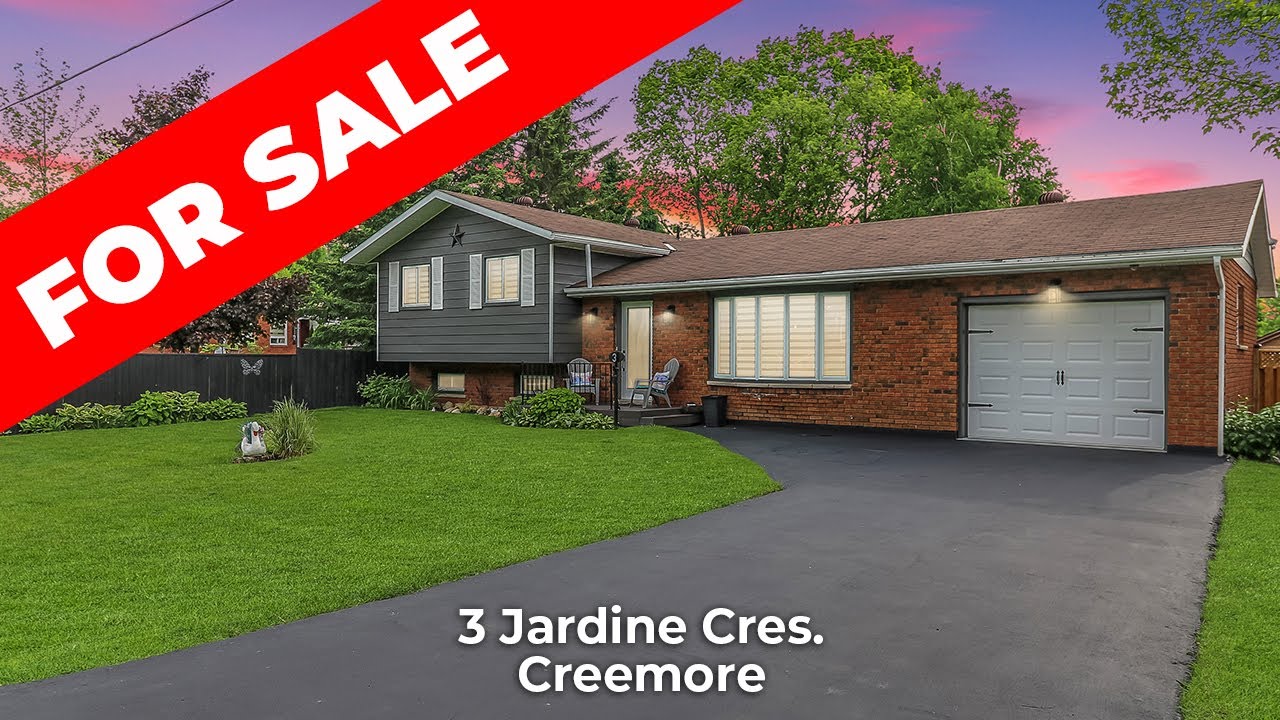 New Creemore Listing - 3 Jardine Cres. Creemore