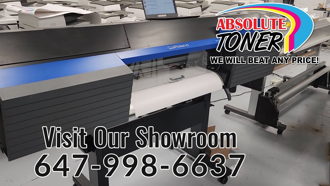 Roland TrueVIS SG-300 30-Inch Large Format Printer and Cutter Test After New Print Head Installed