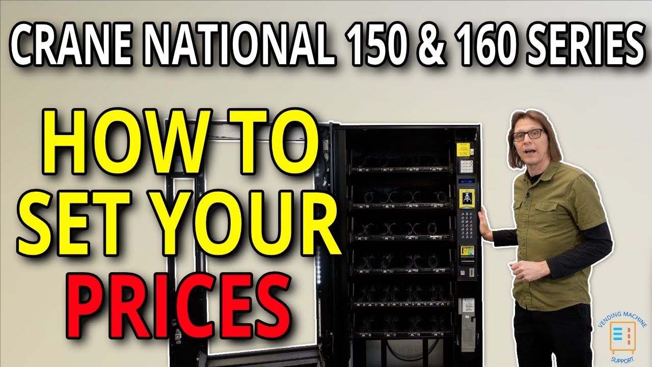 Crane National 167 and 168 Snack Vending Machines: How To Set Prices