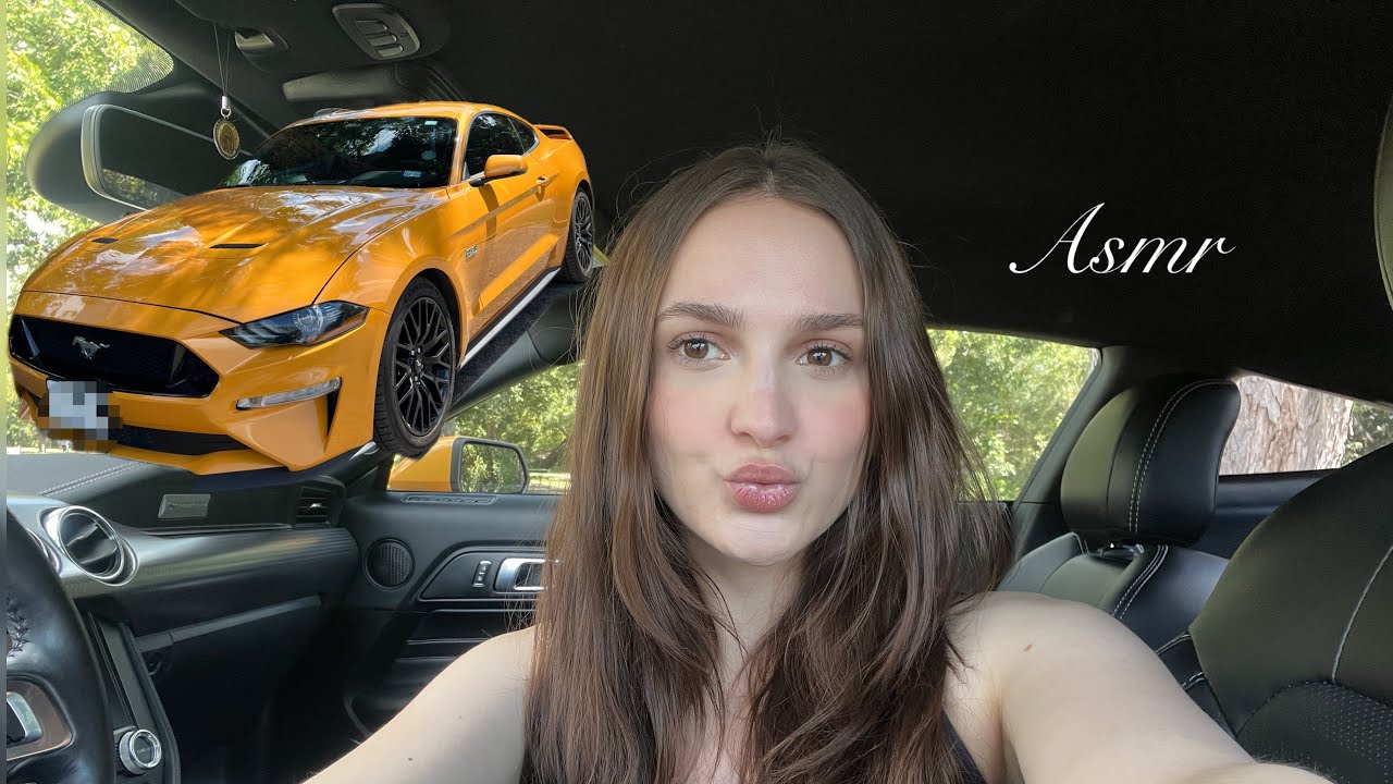 ASMR In my car 🚙 💛 Mustang GT (lofi) 