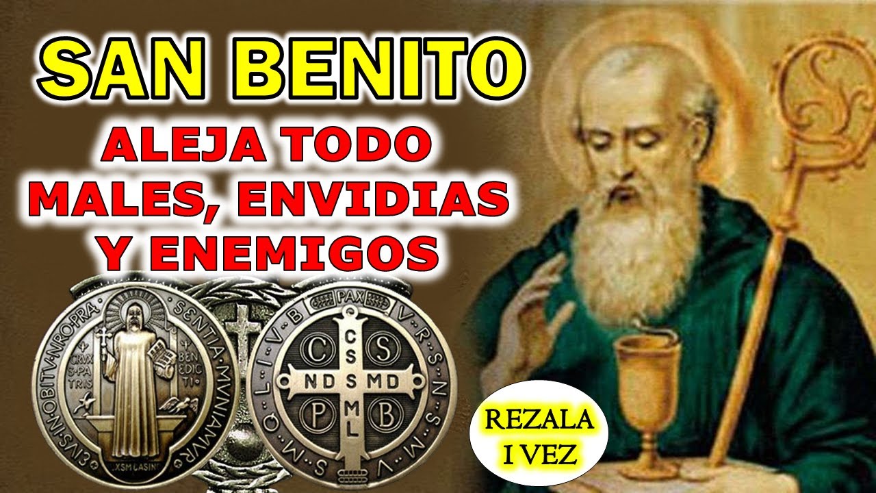 ¡🔥 ORACIÓN a SAN BENITO! ⛪️ PROTECCIÓN TOTAL Contra BRUJERÍAS, MALEFICIOS y ENVIDIAS 🛡️💥 #sanbenito