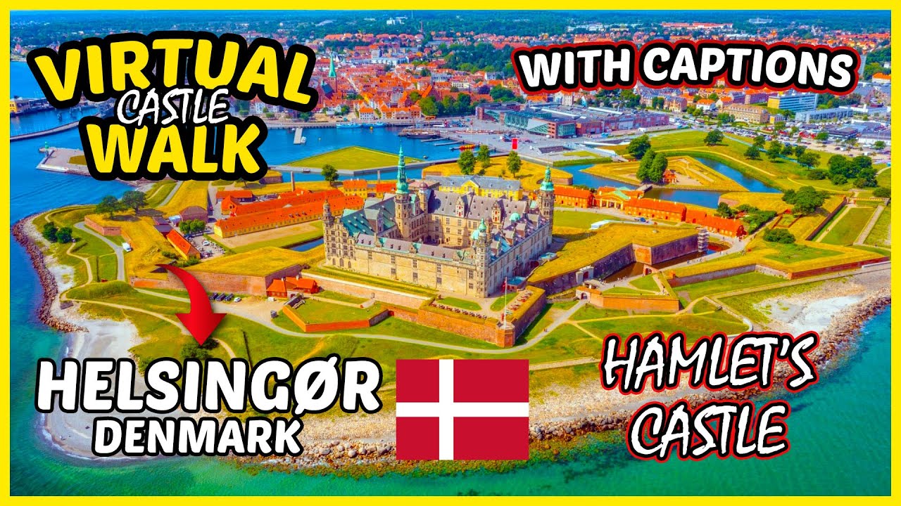 Kronborg Castle Denmark Walking Tour 4K 🏰 | Hamlet’s Castle in Helsingør | Virtual Walk