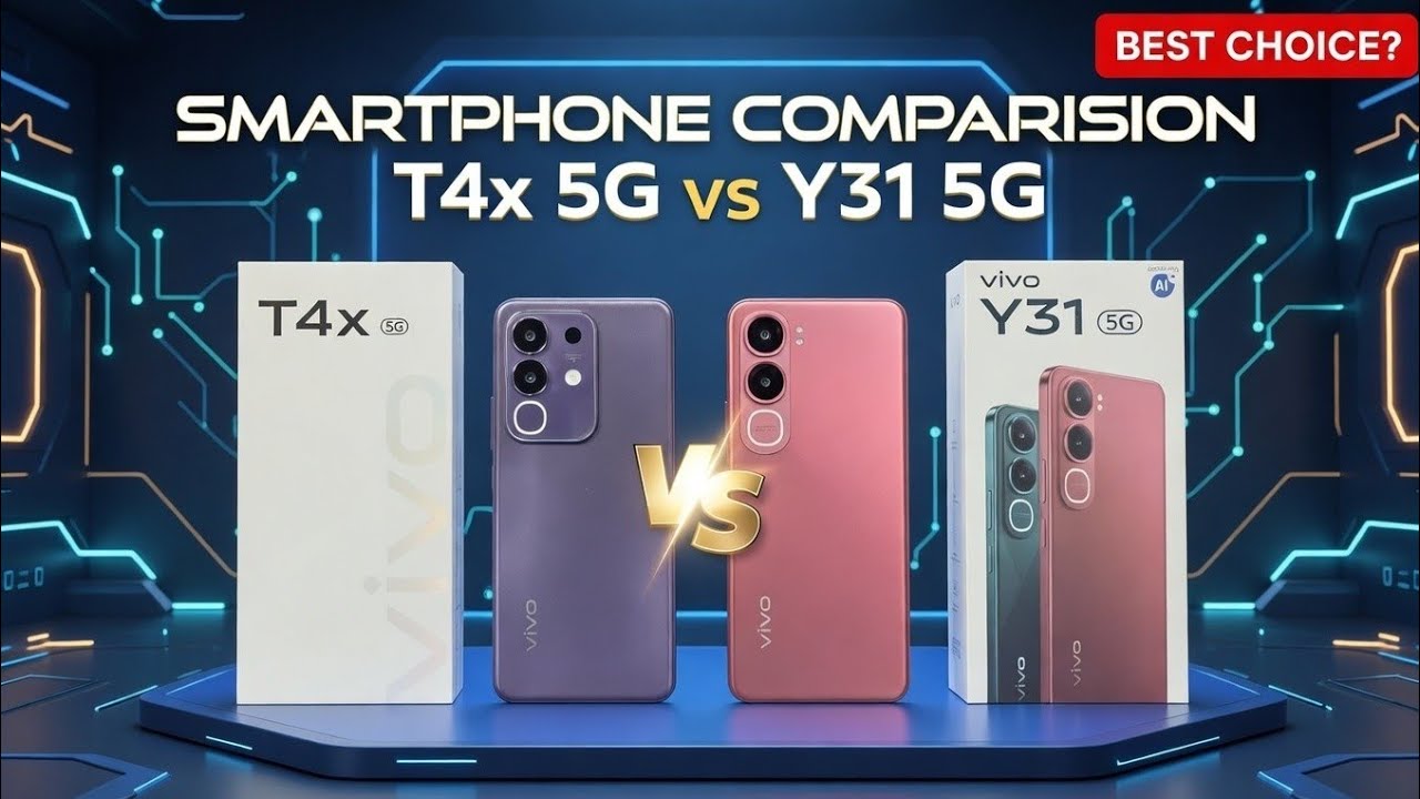 Vivo T4x 5G Vs Vivo Y31 5G || Unboxing || Comparison || Camera || Price || Full Details !