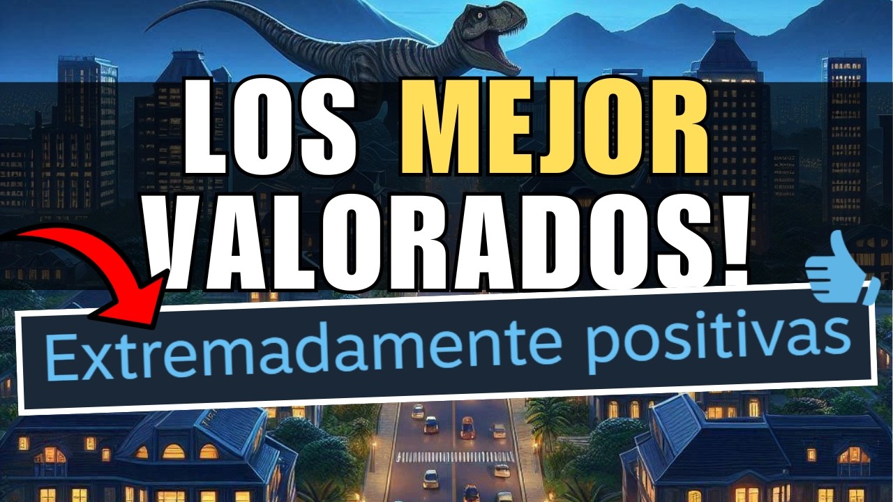 PERFECTOS! Juegos TYCOON y CITY BUILDERS con Reseñas IMPECABLES en STEAM 💯 / TOP 10