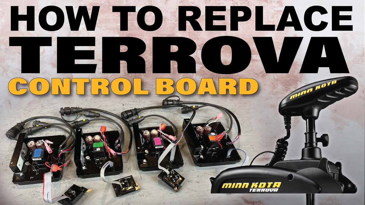 Minn Kota Terrova Control Board Replacement // Step-By-Step Guide