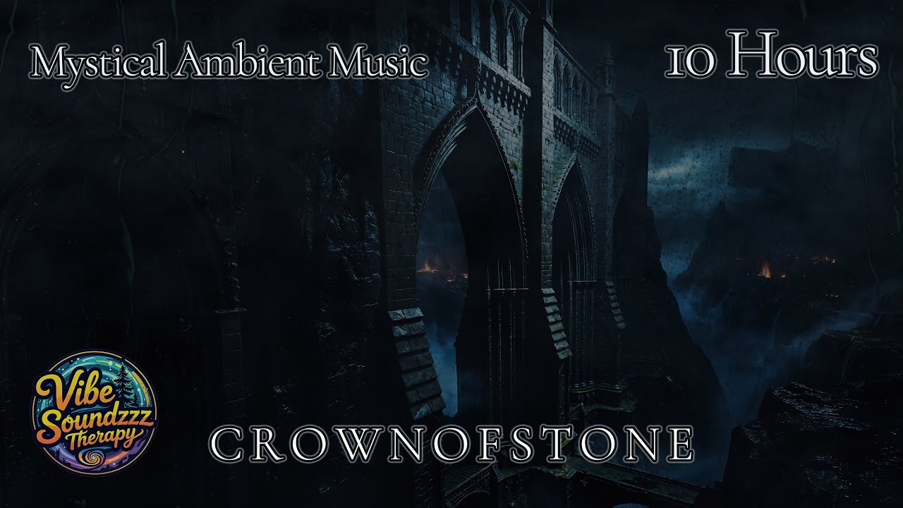 C R O W N O F S T O N E | Rain in an Ancient Mountain Citadel | Mystical Ambient Music | 10 HOURS
