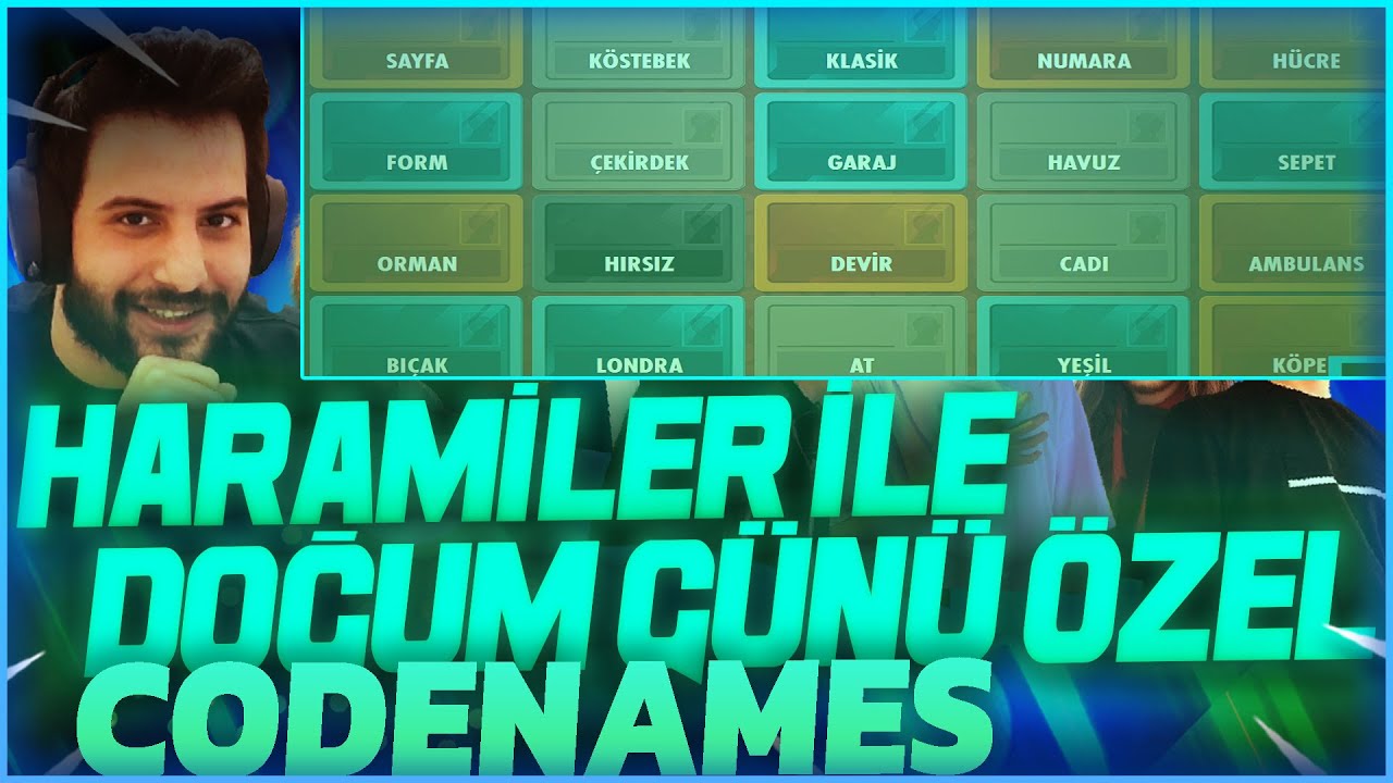 DOĞUM GÜNÜ ÖZEL EKİPLE CODENAMES