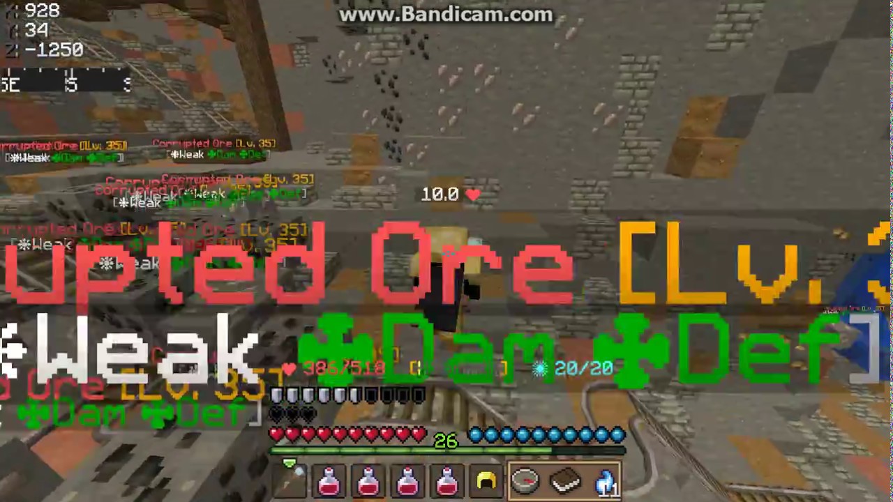 How to grind Corrupted Ore (25-35) on WynnCraft