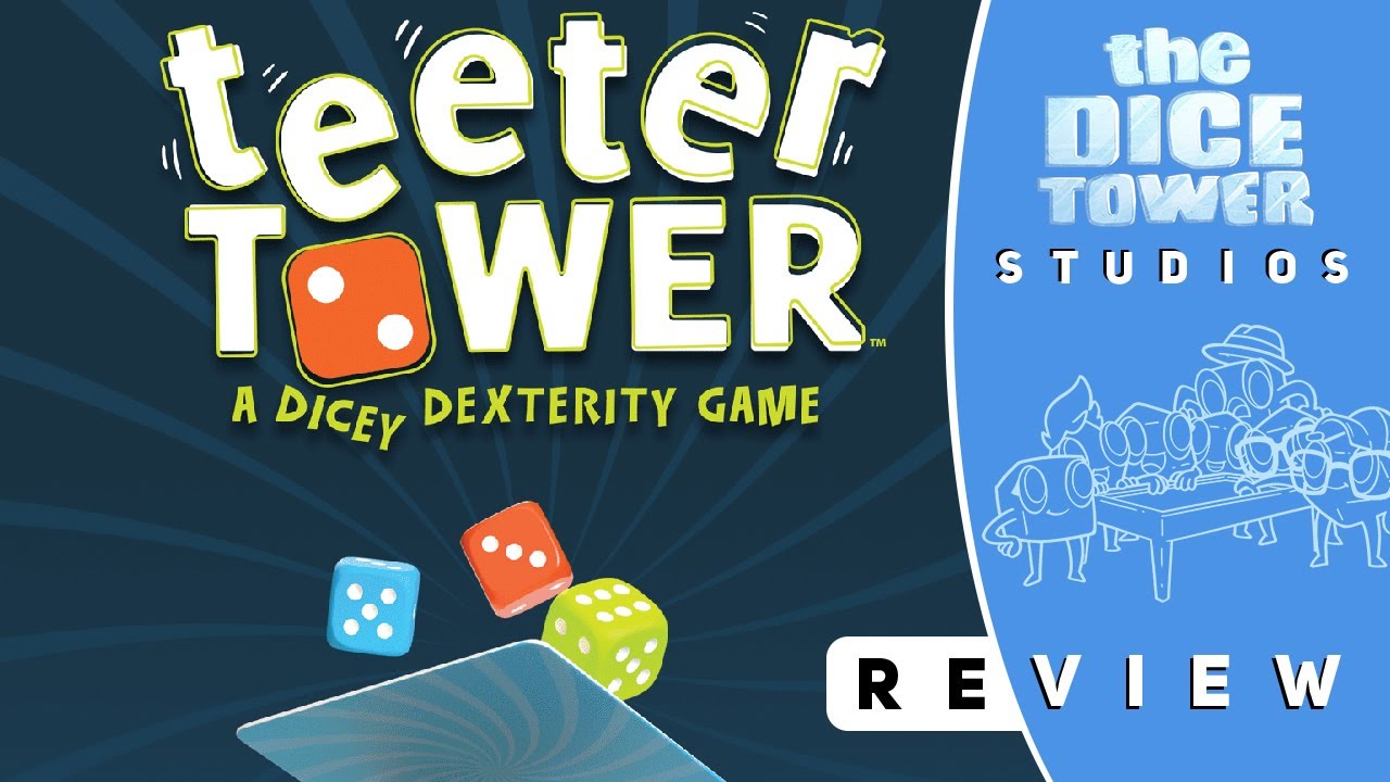 Teetertower Review: Jenga with Dice and Cards