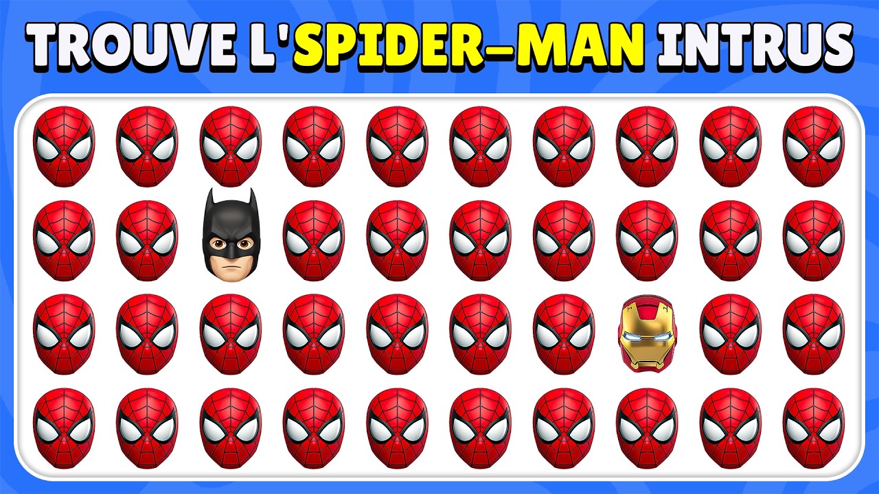 Trouve l’Intrus - Édition Marvel & DC | 40 niveaux | Quiz Lapinou