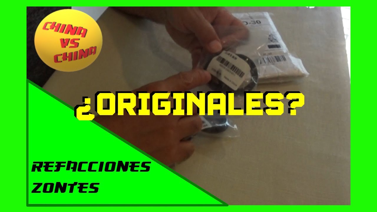 Abro el paquete de Ali Express con los retenes para la Zontes X310