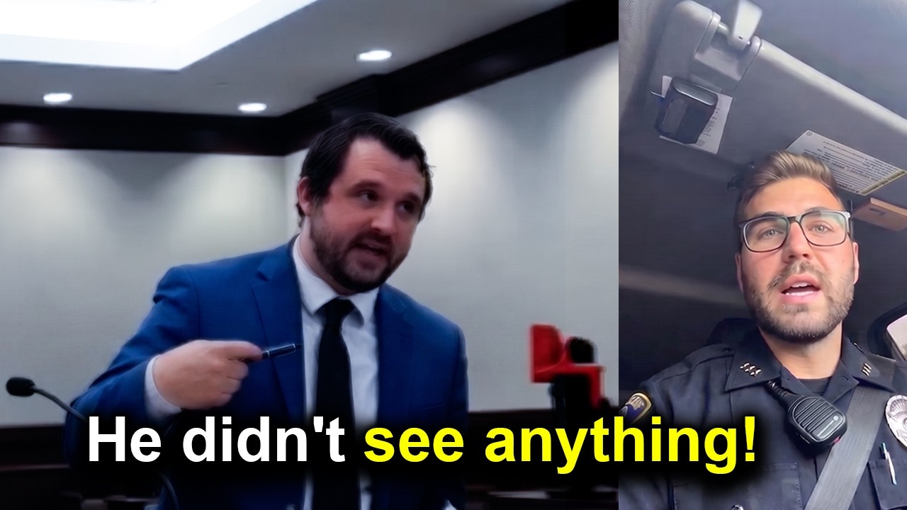 Lawyer saves his client from corrupt cop in Court