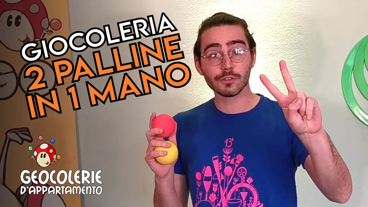 COME FARE il GIOCOLIERE con 2 PALLINE in una MANO || Geocolerie d'appartamento