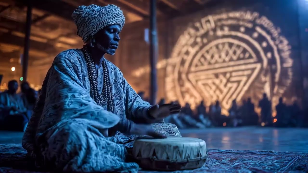 Sacred Groove | Afro Jazz Rhythms for Mindful Evenings | Vector Art Playlist