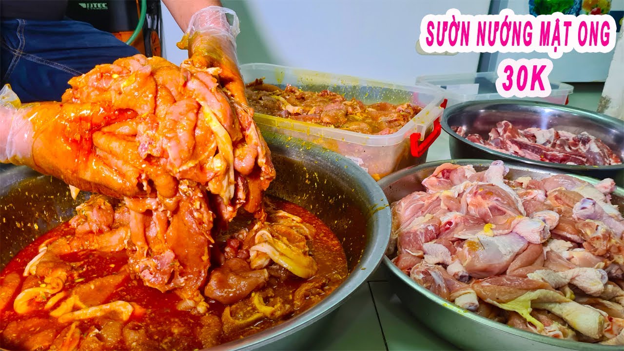 Chủ quán Cơm Tấm Sài Gòn chia sẻ Ướp Thịt với Mật Ong thơm ngon đậm đà #vntfood