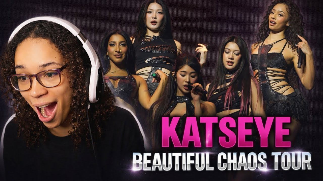 KATSEYE Beautiful Chaos Tour Reaction 🔥 They ATE This Stage!!